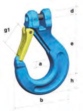 G12-luokan ketjut ja komponentit 36 PEWAG WINPRO FLEX -ketjut PEWAG Kapasiteetti Mitat dn x t x b1 x d2 alv 0 % Koodi A WINPRO FLEX 7 2 360 kg 7 x 22 x 10 x 26 mm 23,30
