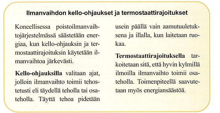 Ilmanvaihto ja