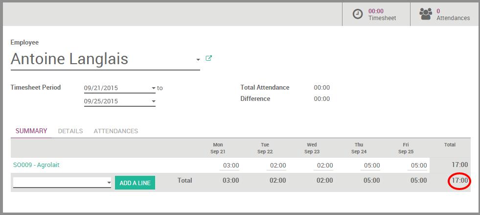 4 Timesheets To track the service you do on a specific contract, you should use the timesheet application.