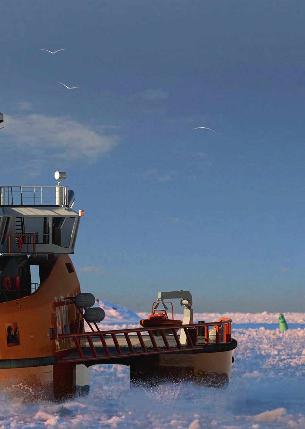 Suomalainen meriteknologiayritys Aker Arctic Technology OY on erikoistunut jäänmurtajien suunnitteluun ja yhtiön referensseinä on yli puolet maailman jäänmurtajista.