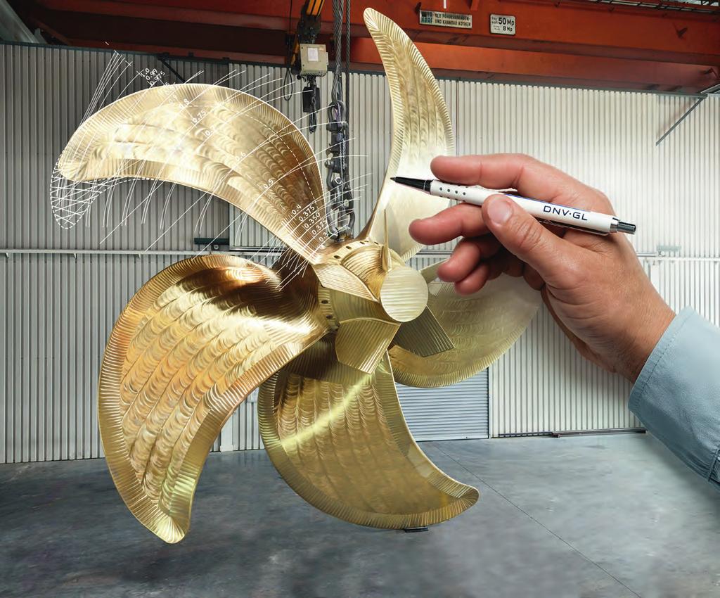 ECAP propeller by MMG MARITIME EXPERTISE IS KNOWING WHICH DETAILS MAKE ALL THE DIFFERENCE When you re designing and building a new ship or offshore structure, DNV GL provides much more than just