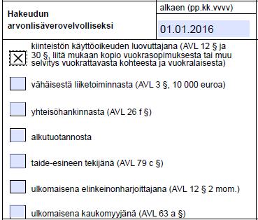 7. Ulkomainen yritys ilmoittautuu vain ilmoituksenantovelvolliseksi Vaikka yritys ei olisi arvonlisäverovelvollinen Suomessa, sen on tietyissä tapauksissa annettava arvonlisäveron veroilmoitukset.