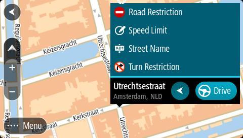 5. Huomautus: Jos haluat ilmoittaa karttakorjauksesta, jonka tyyppiä ei näy valikossa, käytä Map Share Reporter -toimintoa osoitteessa tomtom.com. 6.
