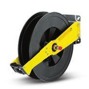 Painted steel bracket. Suitable for 20 m high-pressure hose. Add-on kit hose reel lacquered 6 6.392-105.