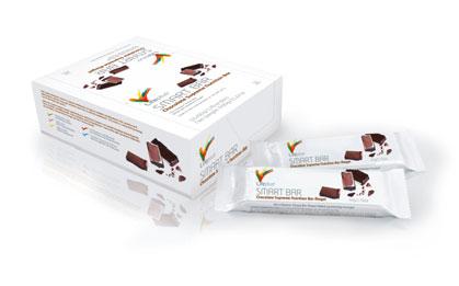 SMART BAR Chocolate Supreme Nutrition Bar Suklaa ravintopatukka Lifeplus Smart Bar, on erityinen sekoitus luonnollisia hiilihydraatteja, rasvoja, proteiineja ja ravintokuituja ilman sokerialkoholia,