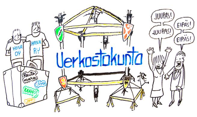 3.2 Verkostokunta Verkostokunnassa kuntasektori vastaa edelleen laajasti palveluista.