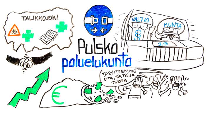 4.2 Pulska palvelukunta Pulskan palvelukunnan tärkein tehtävä määrittyy palvelujen kautta. Kuntasektori vastaa edelleen palveluista ja kunnan palvelurooli on korostunut yli muiden.