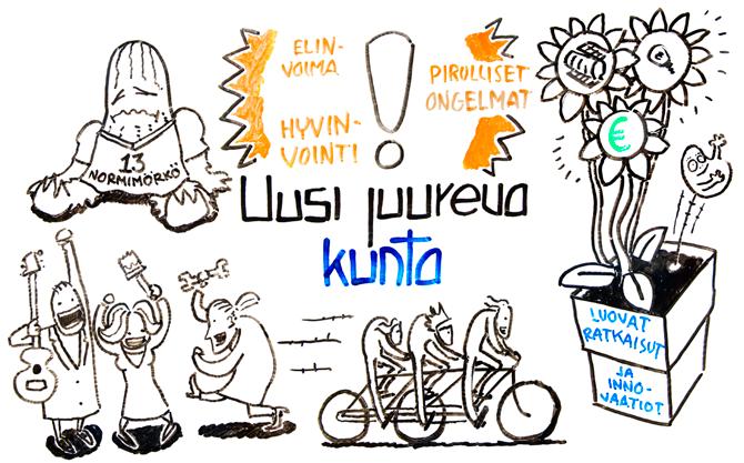 4.4 Uusi juureva kunta Kunnat erikoistuvat ja profiloituvat omien erityispiirteidensä, vahvuuksiensa ja sijaintinsa mukaisesti.