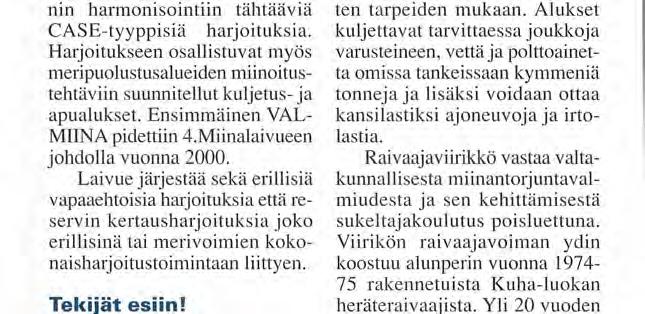 jatkokoulutukseen ja sotilasammattihenkilöstöön.