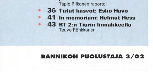 tr TÄSSÄ NUMEROSSA sivut 8-21 Mikä Meripuolustusalue?