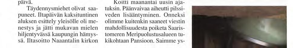 Naantalin kaupungille luovutettiin Sinisen Reservin standaari.