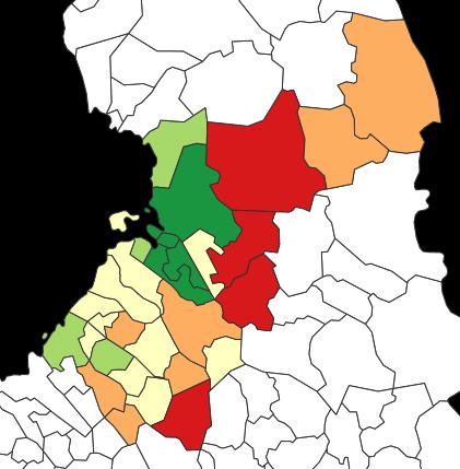 Liminka Kempele Tyrnävä Oulu Kalajoki Lumijoki Ylivieska Pohjois-Pohjanmaa Ii Muhos Hailuoto Pyhäntä Siikajoki Raahe Merijärvi Nivala Haapavesi Pyhäjoki Alavieska Haapajärvi Sievi Reisjärvi Oulainen