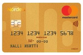 Onnittelut Nordea-kortista Ottaessasi Nordea-luottokortin päivittäiseen käyttöön: Maksat sujuvasti ja turvallisesti kaikkialla maailmassa, myös verkossa.