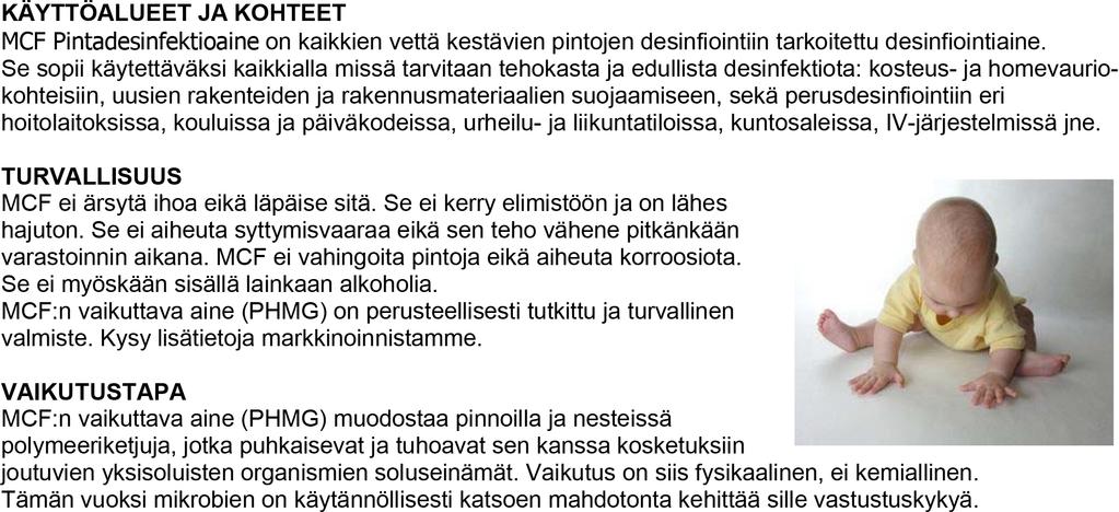 Tässä on esimerkki biosidin (PHMG) markkinoinnista tiloihin, joissa on pieniä lapsia nimenomaisesti vastoin asetusta EU52