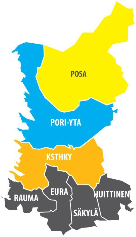 Maakunnallinen valmistelu Satakunnassa Satakunnan 17 kuntaa Pohjois-Satakunnan