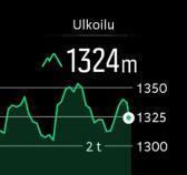 3.23. Ulkoilutiedot Suunto Spartan Ultra mittaa jatkuvasti absoluuttista ilmanpainetta sisäänrakennetun paineanturin avulla.