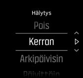 Aika ja päivämäärä Aika ja päivämäärä asetetaan kellon alkuasetusten yhteydessä. Tämän jälkeen kello korjaa ajan muutokset GPS-ajan avulla.