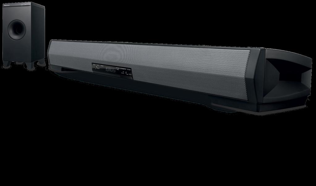 SOUND BAR -JÄRJESTELMÄT Nauti musiikista sound bar -kaiuttimella ja tehosta television äänikuvaa uhraamatta sille liikaa tilaa.