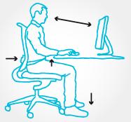 Moottoriajoneuvossa paljon istuvat altistuvat paineen lisäksi tärinälle, joka voi lisätä selkäoireita. Tarkkaile myös istuma-asentoasi sohvalla istuessasi.