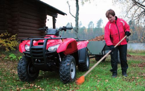Siinä riittää tehoa ja sitkeää vääntöä kaikenlaiseen työ-, maasto- ja vapaa-ajan käyttöön. Kaikki on loppuun asti ajateltu, mm.