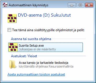 1. Johdanto Oppaan alkuosassa tutustutaan SukuJutut -ohjelman asentamiseen, käyttämiseen, varmuuskopiointiin ja tulostamiseen.