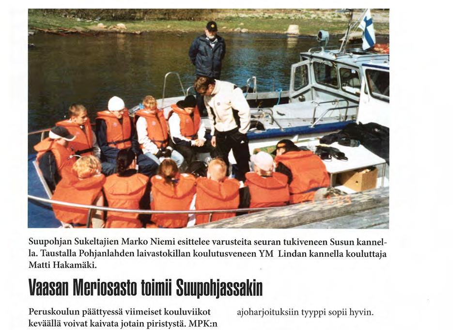MPK:n Vaasan Meriosaston Suupohjan yksikkö järjesti vaihtelua Kaskisten yläasteen yhdeksäsluokkalaisille.