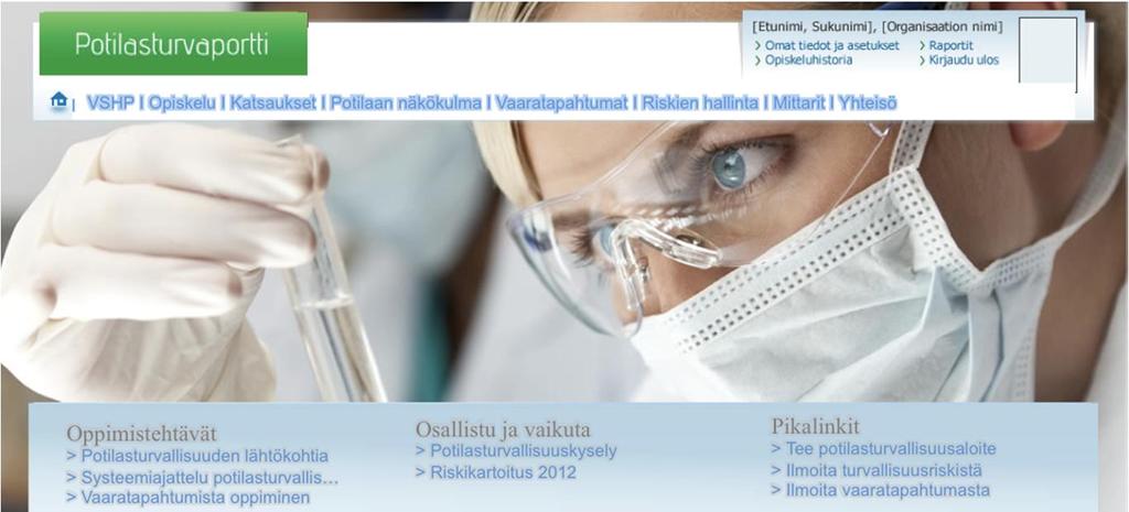 6. Työkaluja potilasturvallisuuden