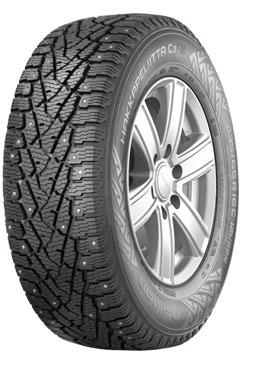 NOKIAN HAKKAPELIITTA C3 Talvipitoa ja tehoa ammattilaisille Kestävä neliöteräsnasta varmistaa tasapainoisen talvipidon Vakiovarusteena enemmän ajokilo metrejä, pieni vierintävastus ja oivalliset