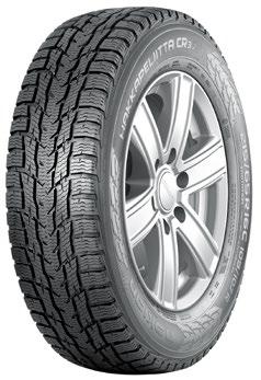 NOKIAN HAKKAPELIITTA CR3 EU-rengasmerkinnät Melu Ajomukavuutta vaativaan ammattikäyttöön Oivallinen talvipito Kiitettävä kulumiskestävyys, miellyttävän hiljainen Säästää polttoainetta ja ympäristöä