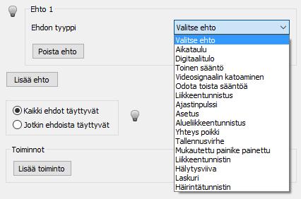 SÄÄNNÖT Sääntöehdot Kuva 6.2: Sääntöehdot.