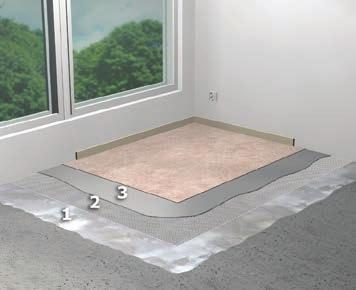 Ratkaisua voidaan käyttää kohteissa, joissa betonilattian liian korkea kosteus ja alkalit aiheuttavat sisäilmaongelmia hajottaessaan lattiapinnoitteita tai niiden kiinnittämiseen käytettyjä liimoja.