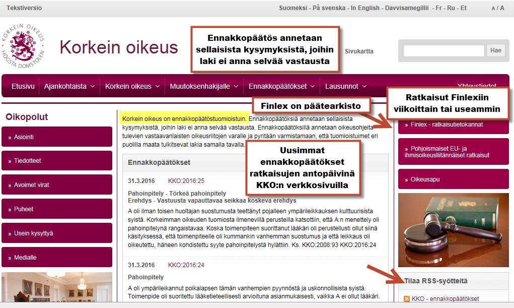 Korkein oikeus (KKO)-