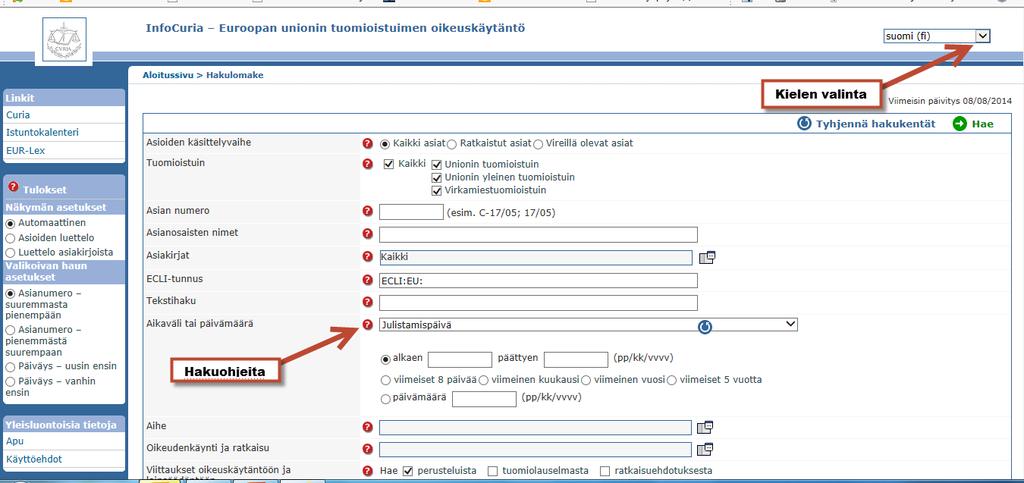 InfoCuria -