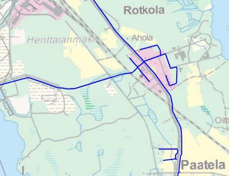 Suunnittelualue kuuluu vesihuoltoverkoston toiminta-alueeseen, josta vastaa Äänekosken kaupungin omistama Äänekosken Energia Oy. Kunnallistekniikan linja kulkee yhdystien 6422 varren tuntumassa.
