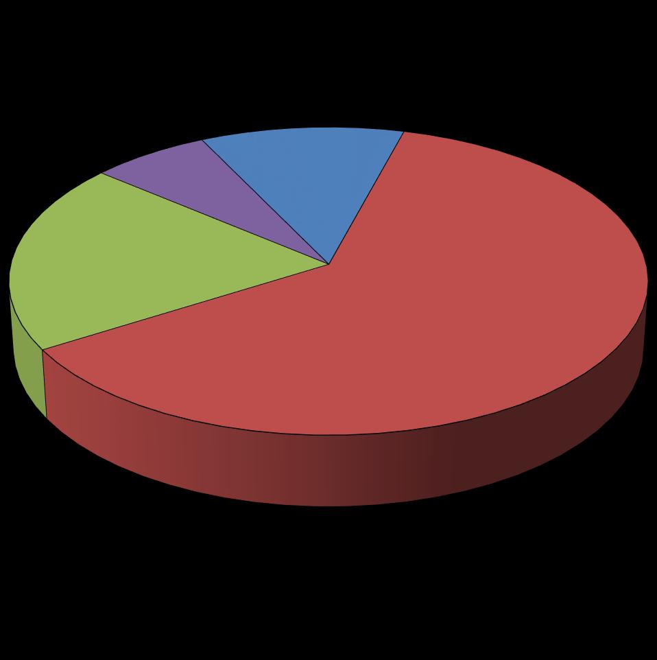Koko kirkon kulujakauma vuonna 2015 Pääluokittain Kululajeittain Hautatoimi 8 % Kiinteistötoimi 20 % Yleishallinto 15 %