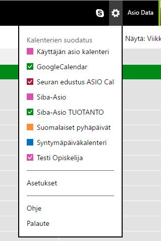 Hetken kuluttua kalenteri ilmestyy Outlook-kalenteriisi sekä niihin mobiililaitteisiin, jotka olet kytkenyt Microsoft-tiliisi.