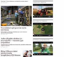 sivuston oikeasta reunasta mainosboksin kokoisen (300 x 250 px) ilmoituspaikan, jossa näkyy ingressi sisällöstä ja jota klikkaamalla aukeaa Maaseudun Tulevaisuuden sivuston näköinen, asiakkaan
