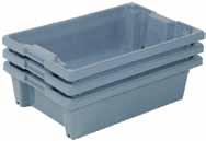 Elintarvikehyväksytyt muovilaatikot Elintarvikehyväksytyt Kalalaatikot 24L 600x400x160mm Harmaa Umpinainen Bekuplast:n valmistamat laatikot takaavat tuotteille hygieenisen kuljetuksen ja varastoinnin.