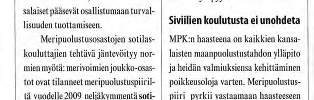 Järjestöt Menpuolustuspiirin koulutus- ja tuk - tervetuloa joukkoon!