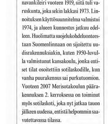 Vuoteen 2007 Merisotakoulun päärakennuksen 2.