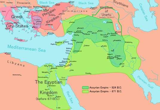 Assyria (1300 500 eaa.) Assyria oli muinainen kuningaskunta Mesopotamian pohjoisosissa. Nimi Assyria tulee Assur-jumalasta.