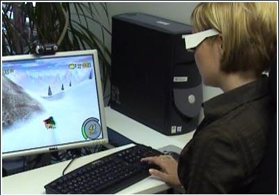 Työryhmä Ylikerälä / Kuukkanen Stereogamesin ohjelmapalikka kopioitiin samaan kansioon PC-pelin kanssa ja se generoi lennossa 3D-pelistä