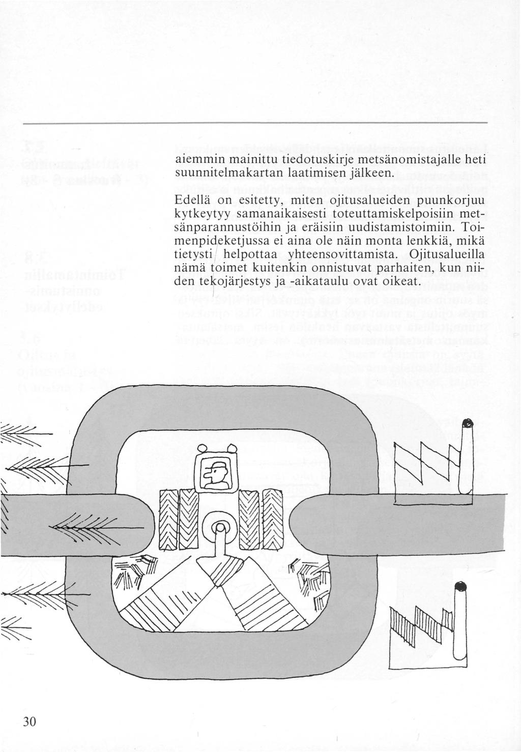 aiemmin mainittu tiedotuskirje metsänomistajalle heti suunnitelmakartan laatimisen jälkeen.