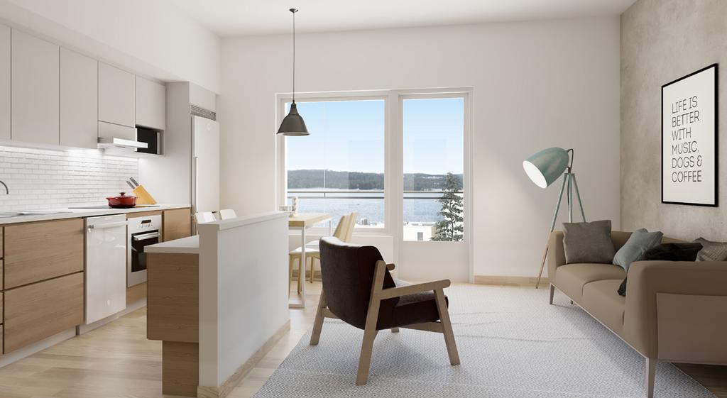 5 Asunto Oy Lahden Silkkiuikku Taiteilijan näkemys yit.fi/silkkiuikku Elegantti koti rannalla Tutustu Lahden Silkkiuikun upeaan kotivalikoimaan ja toteuta kanssamme kotiunelmasi Vesijärven rannalle.