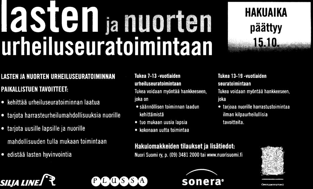 Vuonna 2001 aluekehittäjänä toi- mi LTO Tuula Liukkonen ja helmikuusta 2002 lähtien KK/liik.tiet.yo Nina Pollari. Hanke jatkuu näillä näkymin vuoden 2003 loppuun.