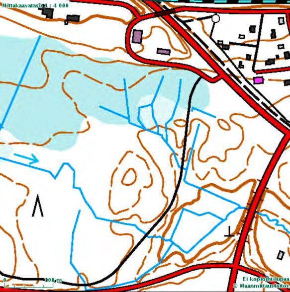 Pintavedet YVA-AO: 7.2.3 Pintavedet Itäinen hankealue VE1 sijaitsee Lanskinjoen valuma-alueella (16.004).