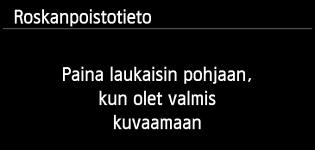 Käännä objektiivin tarkennuksen valintakytkin <MF>-asentoon ja määritä tarkennus äärettömään ( ).