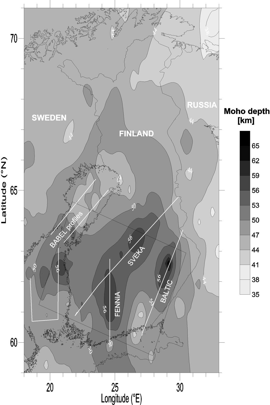 Preliminary results of 3 D thermostructural modelling in the central Fennoscandian Shield Abstract K. Moisio and P. Kaikkonen University of Oulu, Department of Geophysics kari.moisio@oulu.