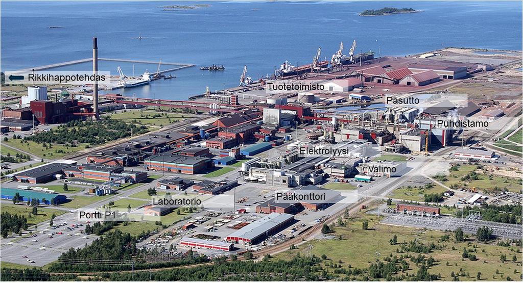 3 3 BOLIDEN KOKKOLA OY Boliden Kokkola on Euroopan toiseksi suurin sinkkitehdas.
