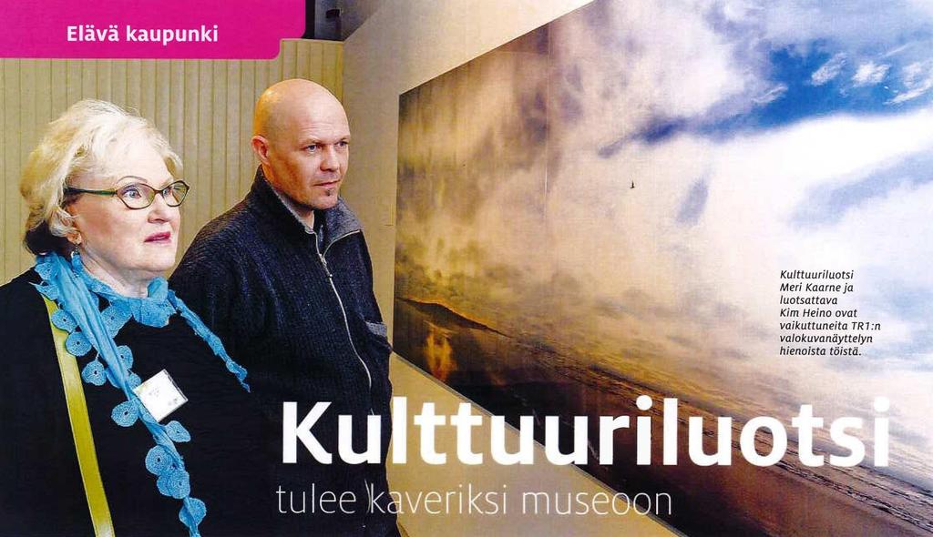 TR1 Taidehalliin tehty luotsaus